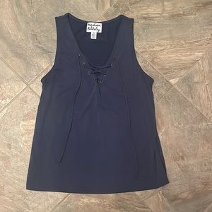 Blue tank top